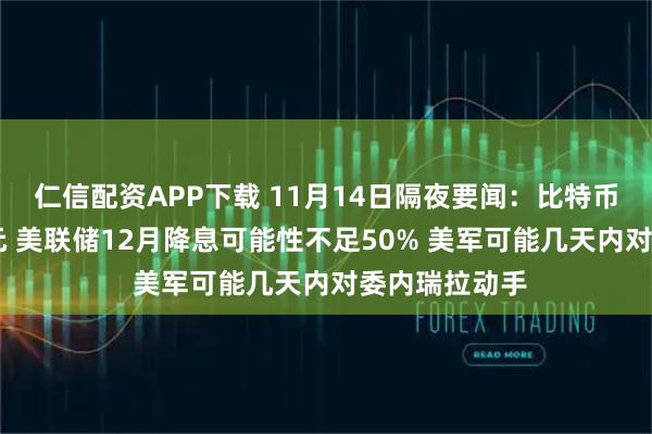 仁信配资APP下载 11月14日隔夜要闻：比特币跌破10万美元 美联储12月降息可能性不足50% 美军可能几天内对委内瑞拉动手